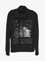 Disney 101 Dalmatians Trick No Treat Cowl Neck Long-Sleeve Girls Top