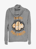 Marvel Avengers Pumpkins Cowl Neck Long-Sleeve Girls Top