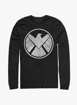 Marvel Avengers Crusty Shield Long-Sleeve T-Shirt