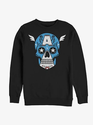 Marvel Captain America Sugar Skull Sweatshirt