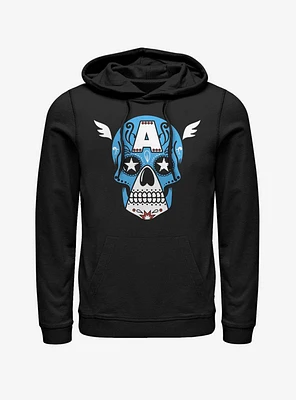 Marvel Captain America Sugar Skull Hoodie