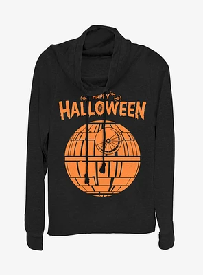 Star Wars Happy Death Cowl Neck Long-Sleeve Girls Top