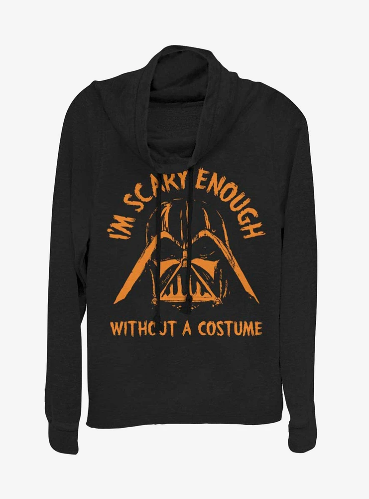 Star Wars I'm Scary Enough Cowl Neck Long-Sleeve Girls Top