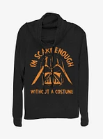 Star Wars I'm Scary Enough Cowl Neck Long-Sleeve Girls Top