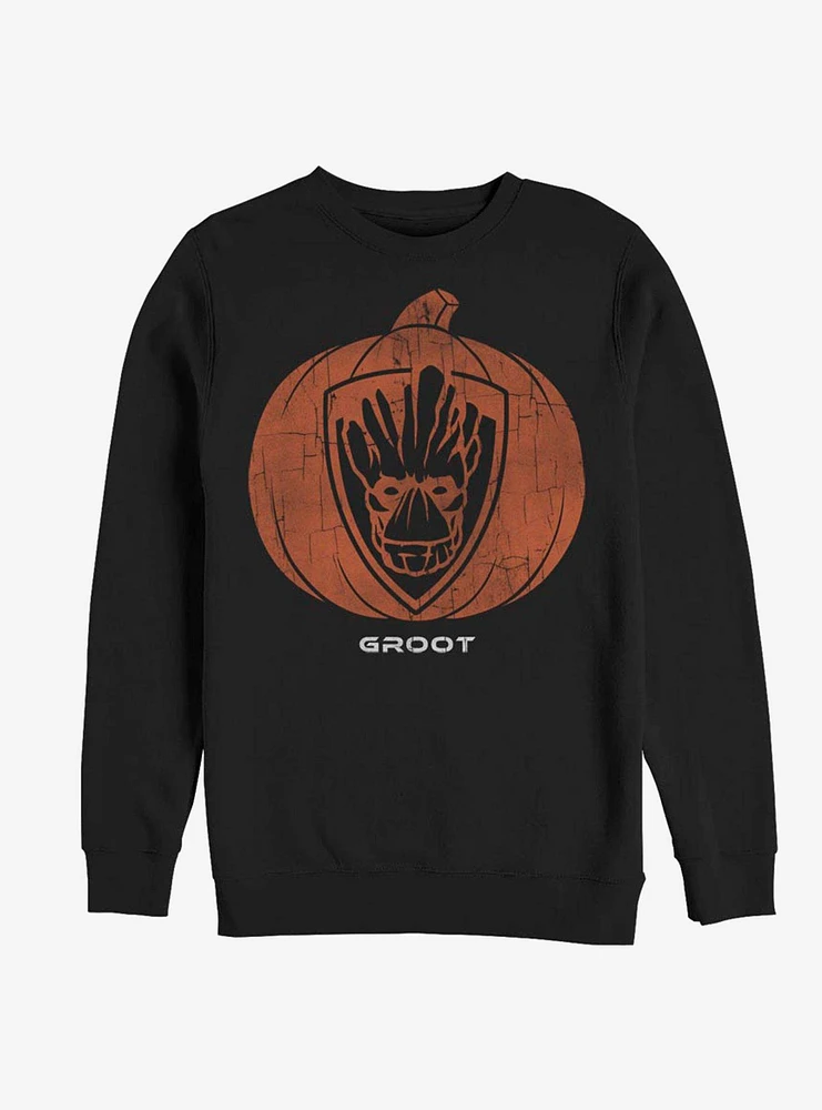 Marvel Guardians Of The Galaxy Groot Pumpkin Sweatshirt