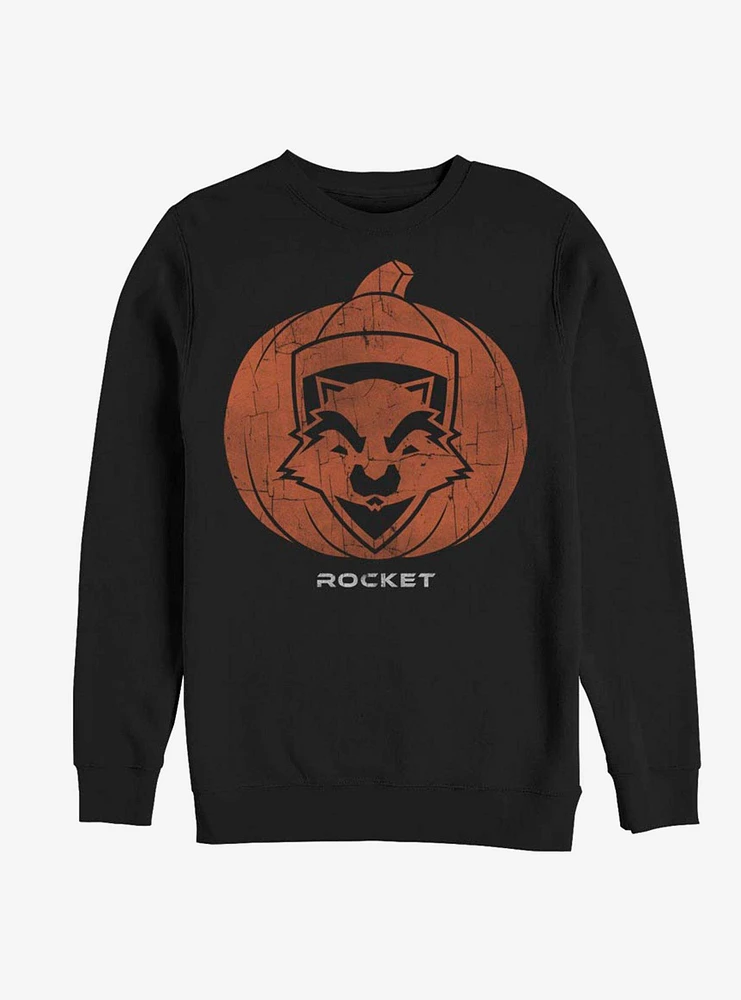 Marvel Guardians Of The Galaxy Rocket Pumpkin Sweatshirt