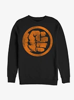 Marvel The Hulk Orange Sweatshirt