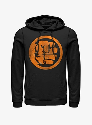 Marvel The Hulk Orange Hoodie