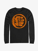 Marvel The Hulk Orange Long-Sleeve T-Shirt