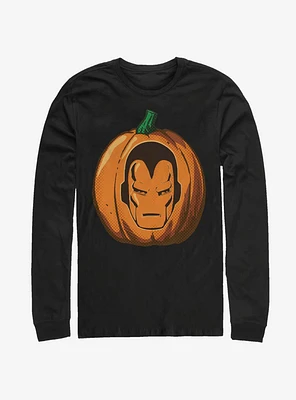 Marvel Iron Man Pumpkin Long-Sleeve T-Shirt