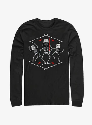 Star Wars Bones Vader Halloween Long-Sleeve T-Shirt