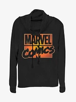 Marvel Glow Cowl Neck Long-Sleeve Girls Top