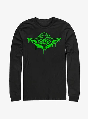 Star Wars Oozing Yoda Long-Sleeve T-Shirt