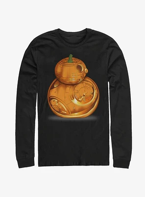 Star Wars Episode VII The Force Awakens BB-8 Pumpkin Long-Sleeve T-Shirt