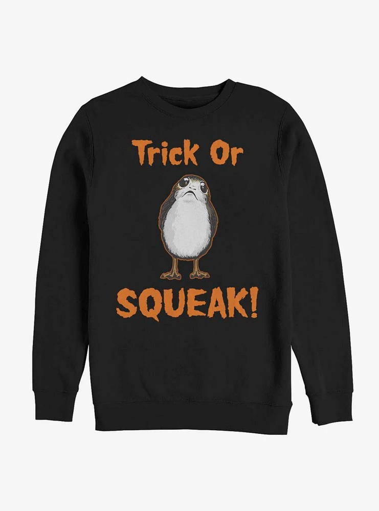 Star Wars Episode VIII The Last Jedi Trick Or Squeak Sweatshirt