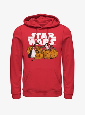 Star Wars Episode VIII The Last Jedi Pumpkin Patch Porg Hoodie