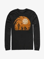 Star Wars Episode VIII The Last Jedi Droids Haunt Long-Sleeve T-Shirt