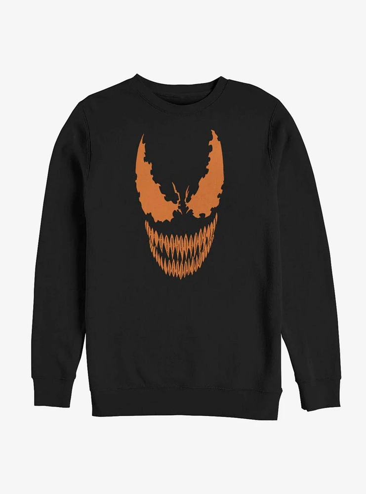 Marvel Venom Face Pumpkin Sweatshirt