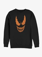 Marvel Venom Face Pumpkin Sweatshirt