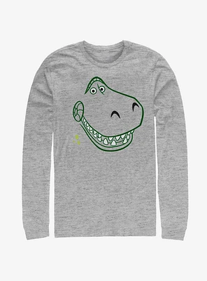 Disney Pixar Toy Story Rex Big Face Long-Sleeve T-Shirt