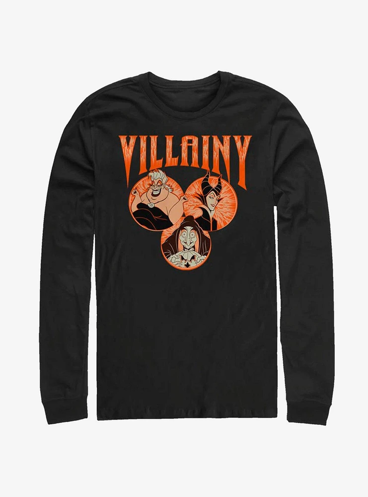 Disney Villains Villainy Circled Long-Sleeve T-Shirt