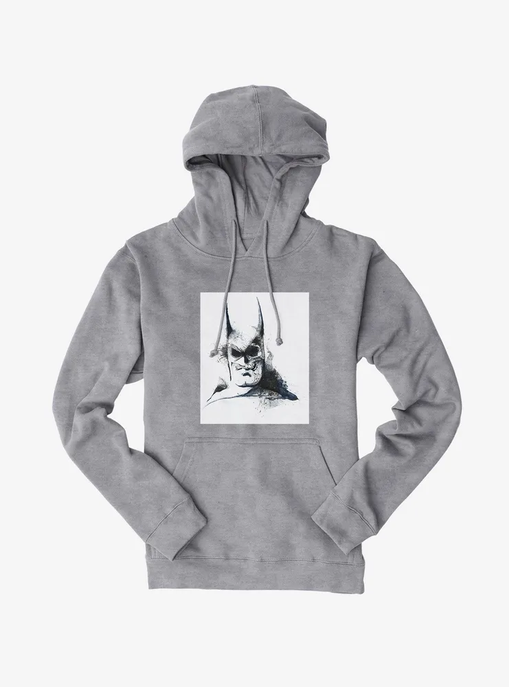 DC Comics Batman Grayscale Watercolor Hoodie