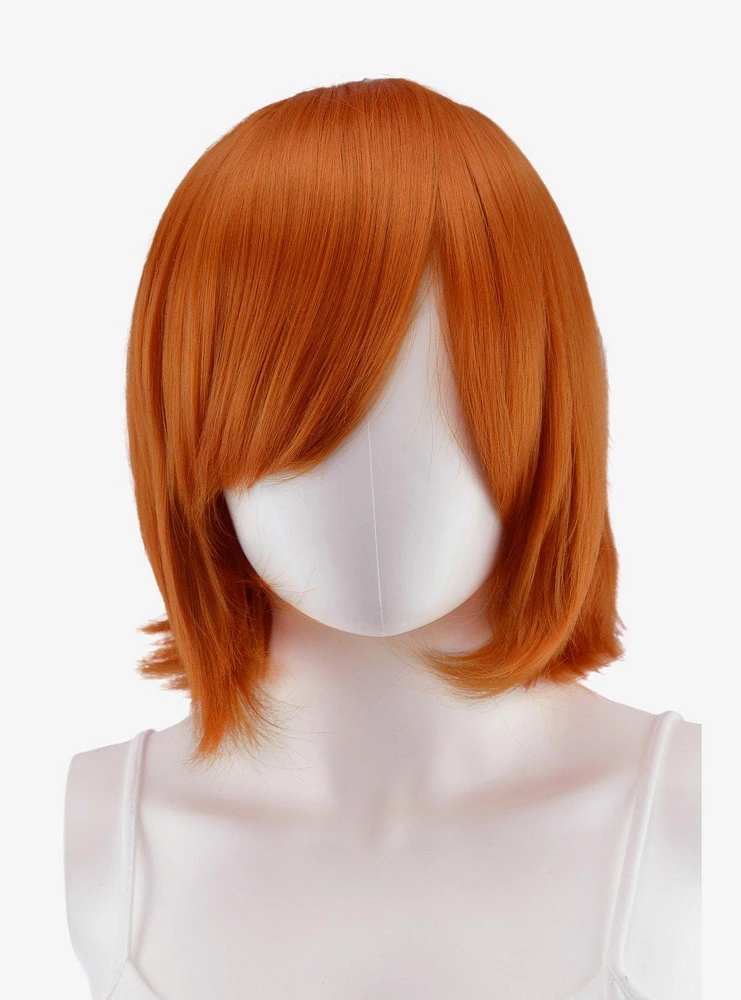 Epic Cosplay Chronos Autumn Orange Layered Bob Wig