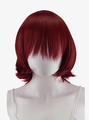 Epic Cosplay Chronos Burgundy Red Layered Bob Wig