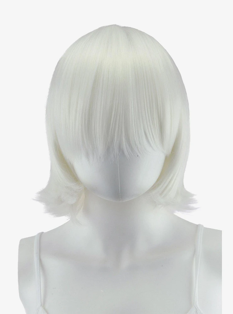 Epic Cosplay Chronos Classic White Layered Bob Wig