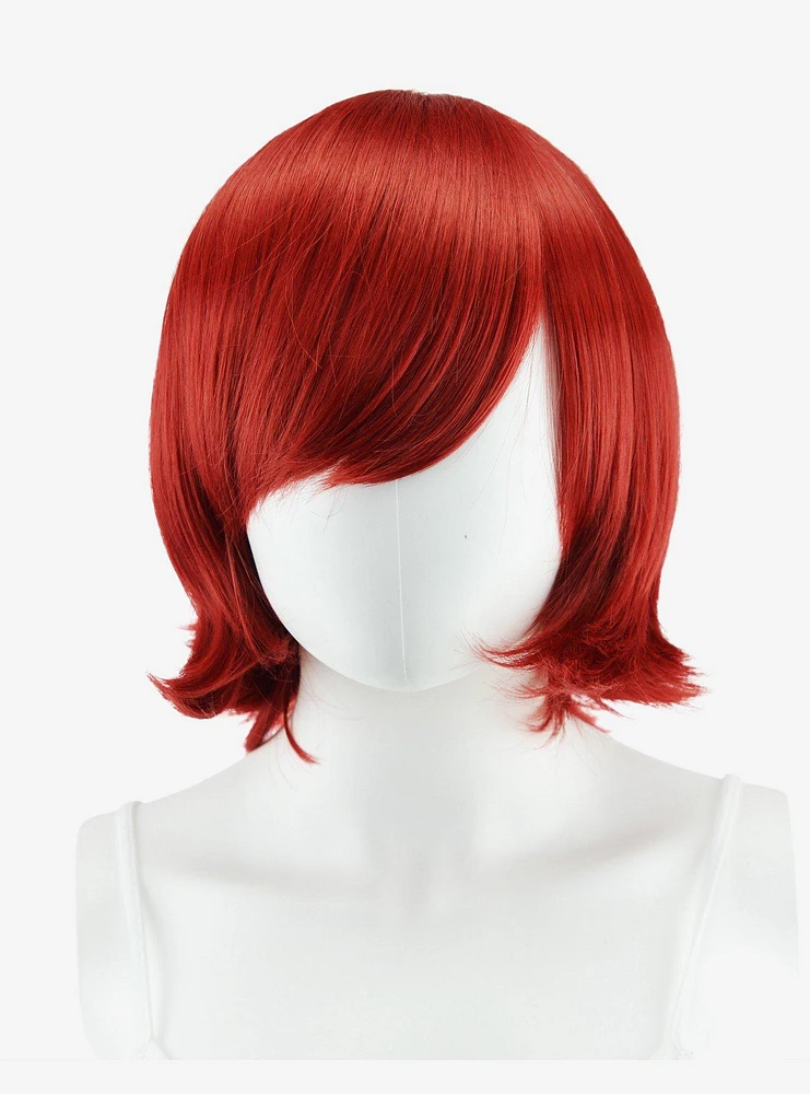 Epic Cosplay Chronos Dark Red Layered Bob Wig