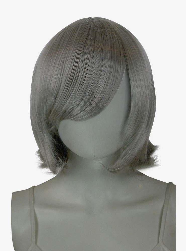 Epic Cosplay Chronos Gunmetal Grey Layered Bob Wig