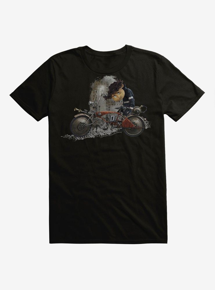 Coraline Wybie Biker T-Shirt