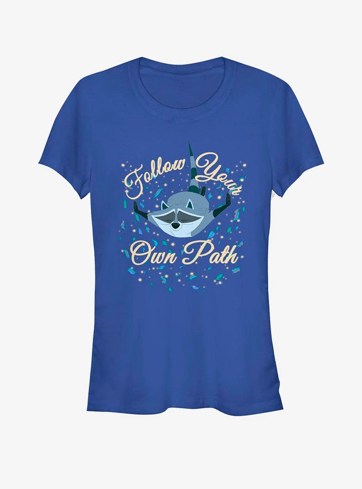 Disney Pocahontas Meeko Falling Girls T-Shirt