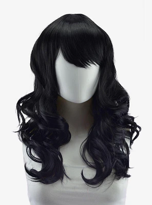 Epic Cosplay Hestia Black Shoulder Length Curly Wig