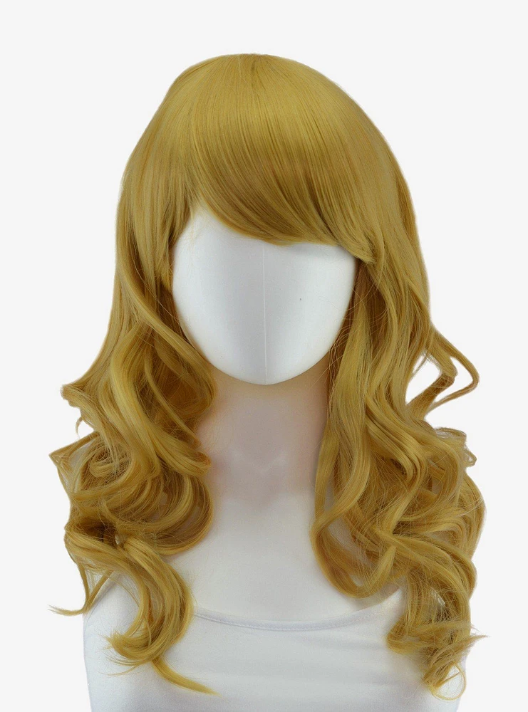 Epic Cosplay Hestia Caramel Blonde Shoulder Length Curly Wig