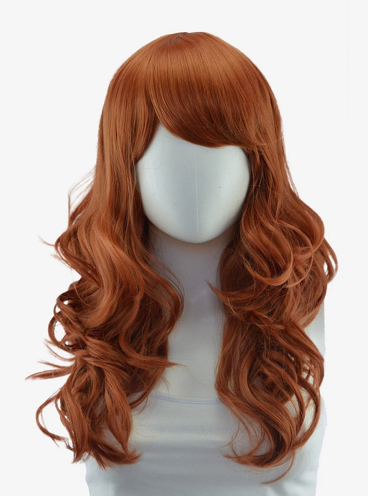 Epic Cosplay Hestia Cocoa Brown Shoulder Length Curly Wig