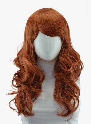 Epic Cosplay Hestia Cocoa Brown Shoulder Length Curly Wig