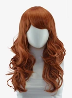 Epic Cosplay Hestia Cocoa Brown Shoulder Length Curly Wig