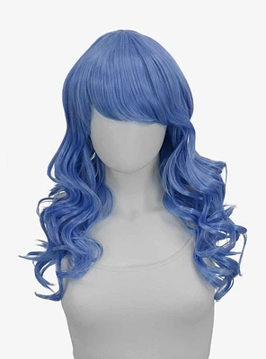 Epic Cosplay Hestia Light Blue Mix Shoulder Length Curly Wig