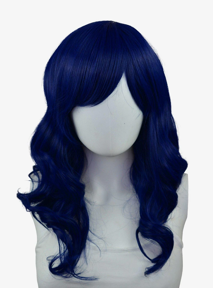 Epic Cosplay Hestia Midnight Blue Shoulder Length Curly Wig