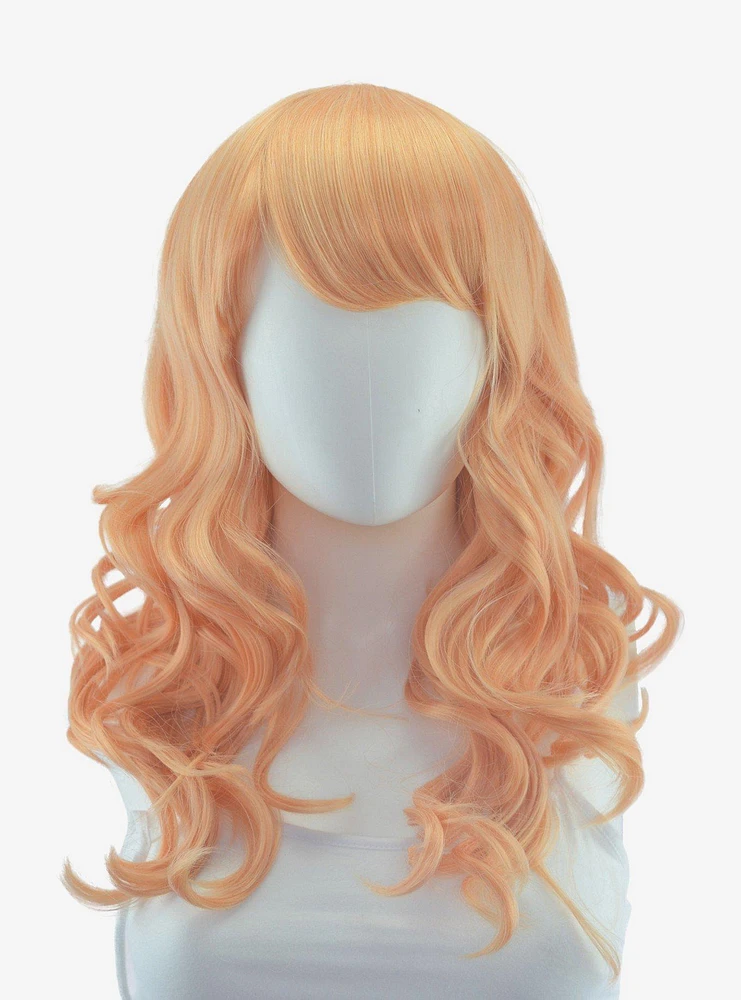 Epic Cosplay Hestia Peach Blonde Shoulder Length Curly Wig