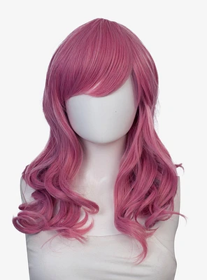 Epic Cosplay Hestia Princess Pink Mix Shoulder Length Curly Wig