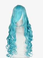 Epic Cosplay Hera Anime Blue Mix Long Curly Wig