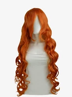 Epic Cosplay Hera Autumn Orange Long Curly Wig