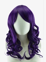 Epic Cosplay Hestia Royal Purple Shoulder Length Curly Wig