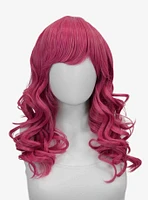 Epic Cosplay Hestia Sky Magenta Shoulder Length Curly Wig