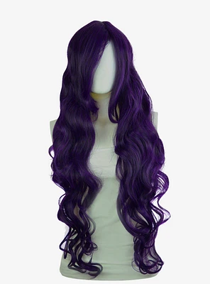 Epic Cosplay Hera Purple Black Fusion Long Curly Wig