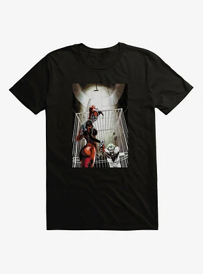 DC Comics Batman Harley Quinn and The Joker Cage T-Shirt