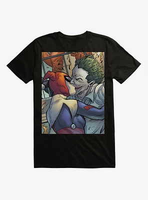 DC Comics Batman Harley Quinn The Joker Kiss T-Shirt