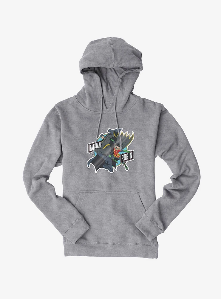 Batman Classic And Robin Attack Hoodie